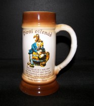 Pivní korbel 0,5l. Pivní otčenáš I.