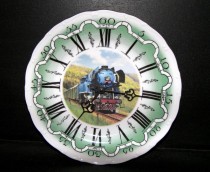 Hodiny talířové vlak5 25cm
