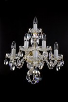 Lampa křišťálová 5+1ramenná 05121/00078/5+1 46*52