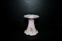 Svícen Felicie 06, růžový porcelán 11cm.