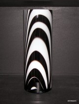 Váza válec ZEBRA 35cm.