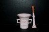 Hmoždíř s paličkou, růžový porcelán, 0,22 l. , 158