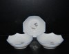 Porcelánové kompotové misky, sada 3 ks, porcelán Husy