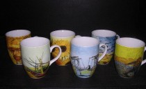 Hrnky Eva van Gogh 6 ks 0,25 l.