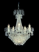 Křišťálový lustr brilliant 10PBB051600006 50x61 cm, 6 světel, barva silver