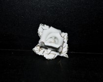 Květ růže z porcelánu, 8 cm