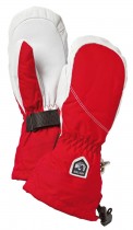 Palcové rukavice HELLI SKI FEMALE MITT 30611 560020 červenobílé