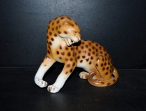 Porcelánová soška Leopard 824 pastel