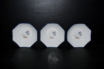 Porcelánové kompotové misky, sada 3 ks, porcelán Husy