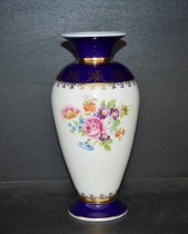 Váza 30 cm dekor 086 cobalt