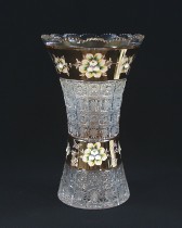 Váza křišťálová broušená 80029/57111/355 35,5 cm.