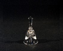 Zvonek křišťálový broušený mini 17089/17002/080 8cm