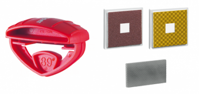 Kapesní brousek QUICK SHARP BASIC EXTRA  88°a 89° 11005 s vyměnitelným pilníkem, diamantem a trizactem.