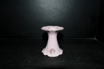 Svícen Felicie 013, růžový porcelán 11cm.